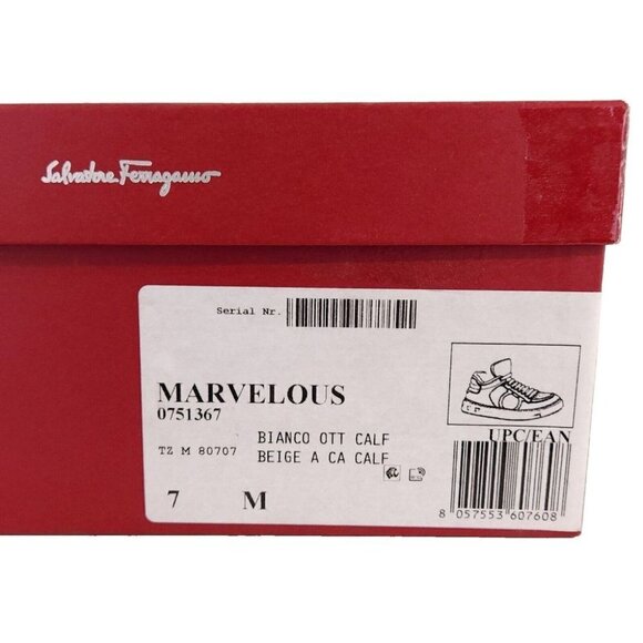 Salvatore Ferragamo Marvelous Borg Leather Sock Sneakers 8 M 41 Men’s New - Picture 10 of 15